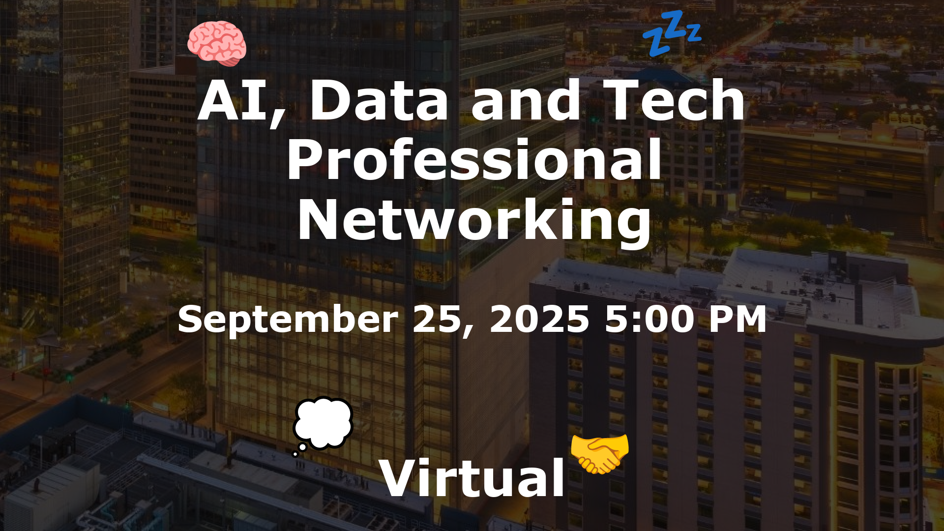 AI, Data and Tech Professional Networking event image